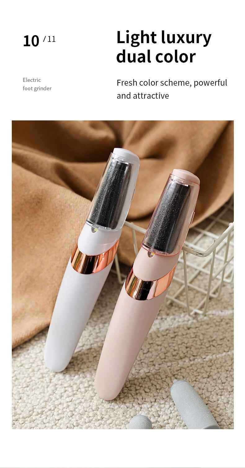 Rechargeable Automatic Foot Grinder Electric | Foot Callus Rubbing Pedicure | Best for Dead Skin Remover