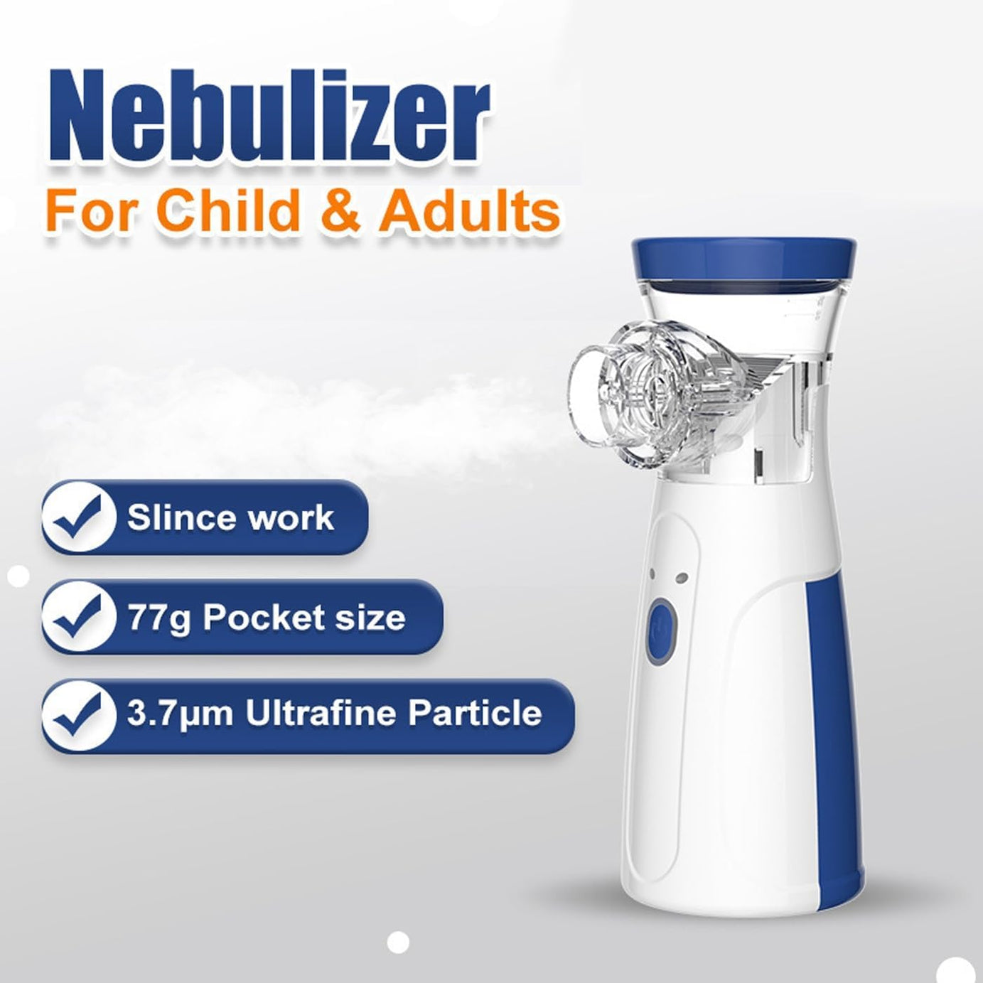 Portable Medical Nebulizer | Nebulizer Inhaler For Breathing Problems