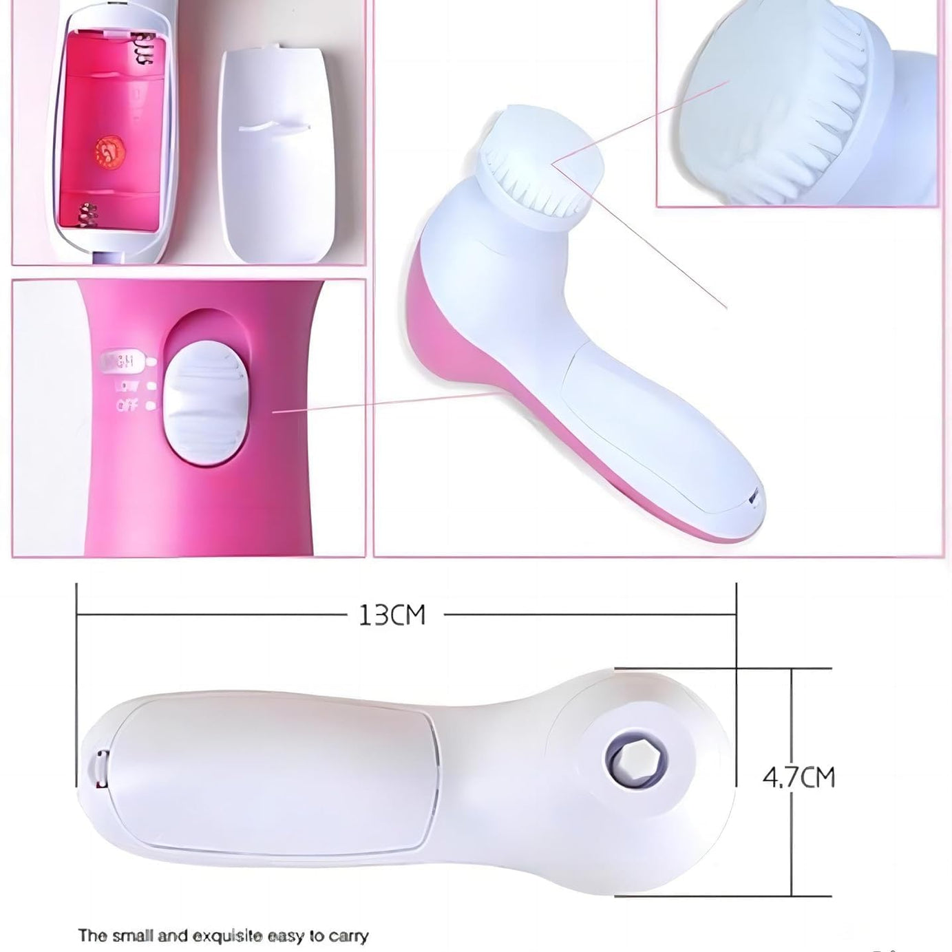 5 in 1 Face Massager & Cleanser