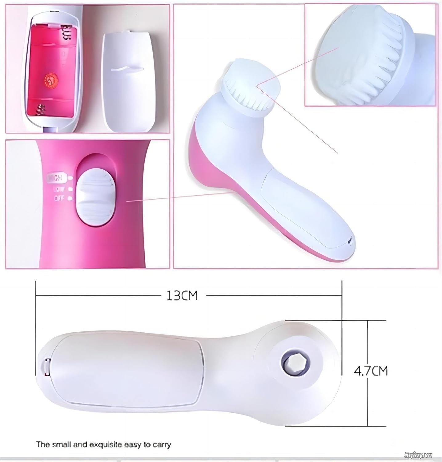5 in 1 Face Massager & Cleanser