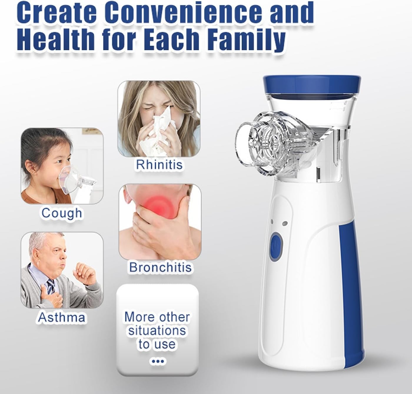 Portable Medical Nebulizer | Nebulizer Inhaler For Breathing Problems