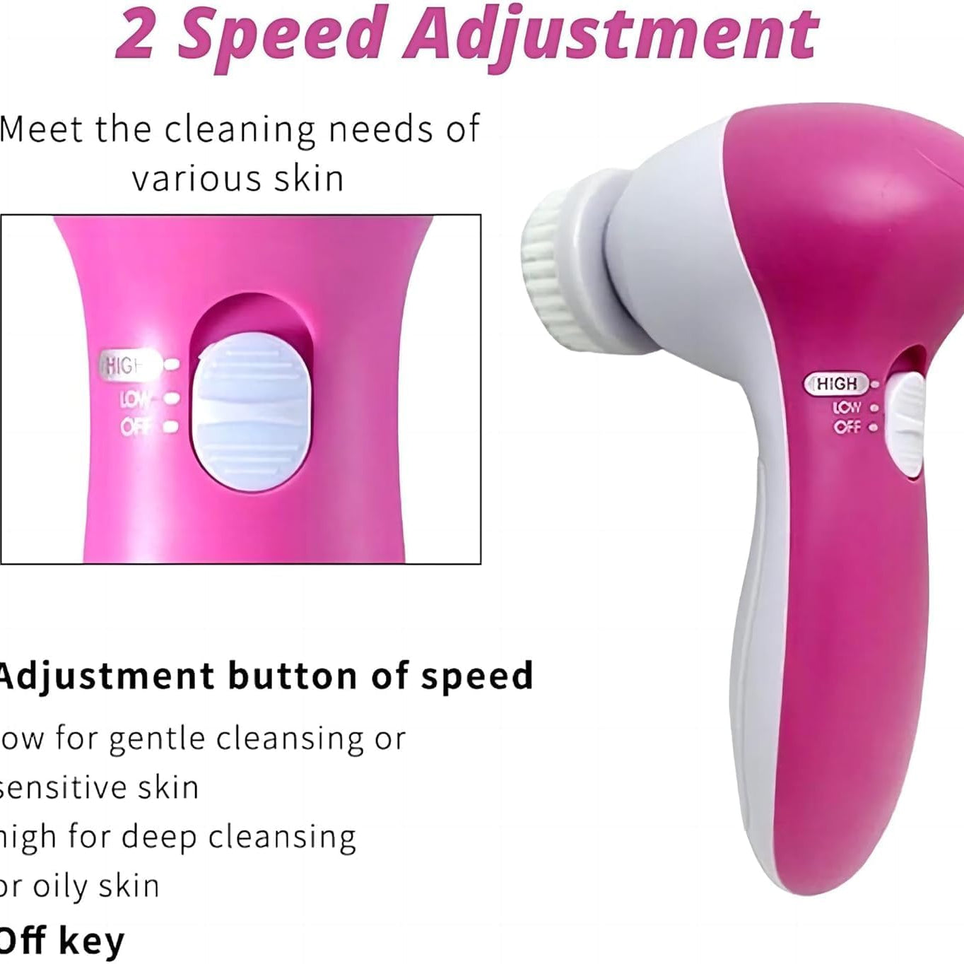 5 in 1 Face Massager & Cleanser