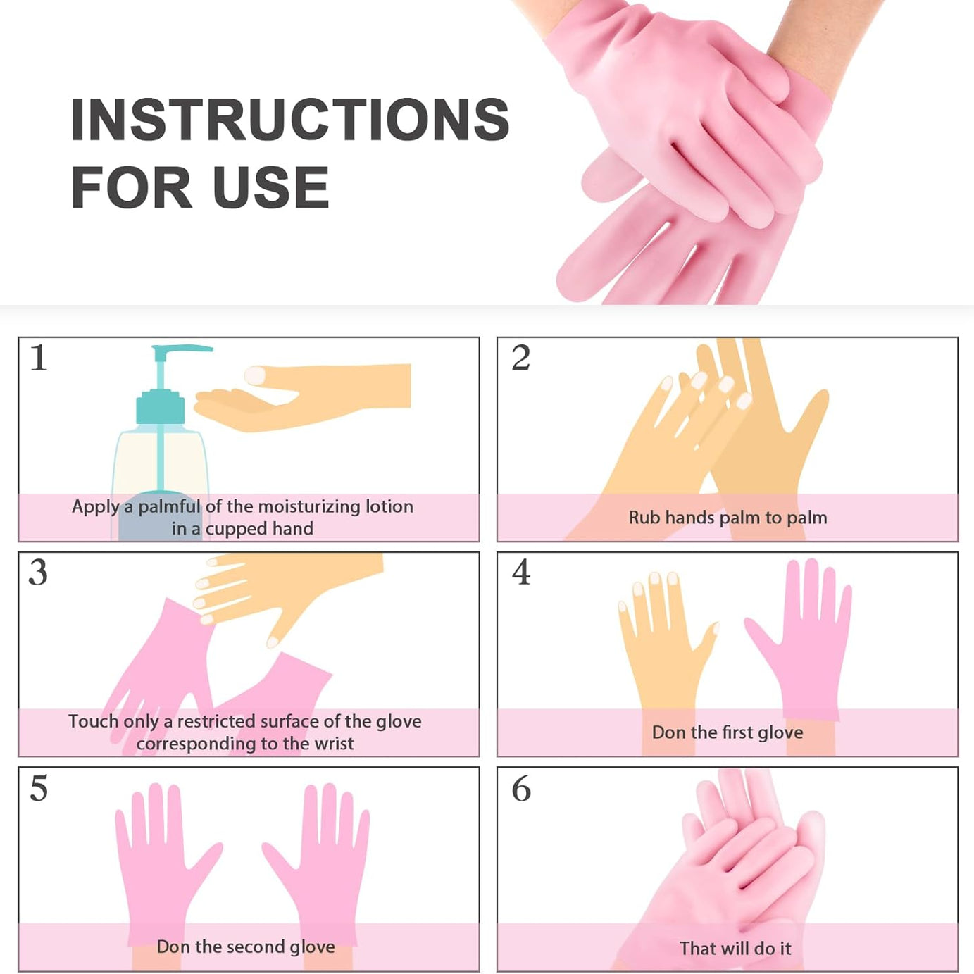 Moisturizing Silicone Socks + Gloves – Spa-Quality Repair & Soft Skin Care