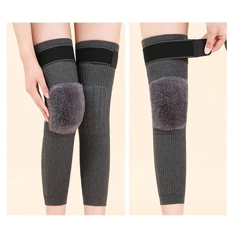 Wool Knee Warmer | Knee Pads With Strap (Pair)