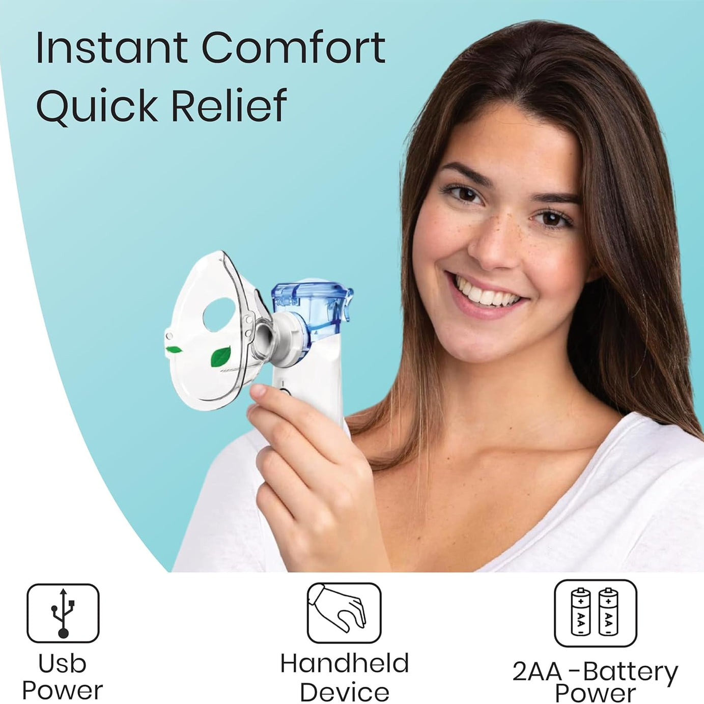 Portable Medical Nebulizer | Nebulizer Inhaler For Breathing Problems