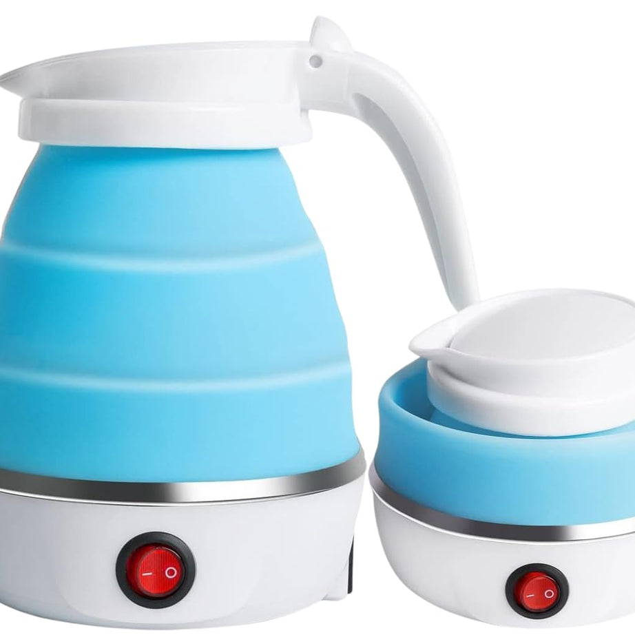 Foldable Electric Kettle | Portable Silicone Mini Hot Water Heater Jug| Compact & Lightweight Design for Tea, Coffee, Office & Camping