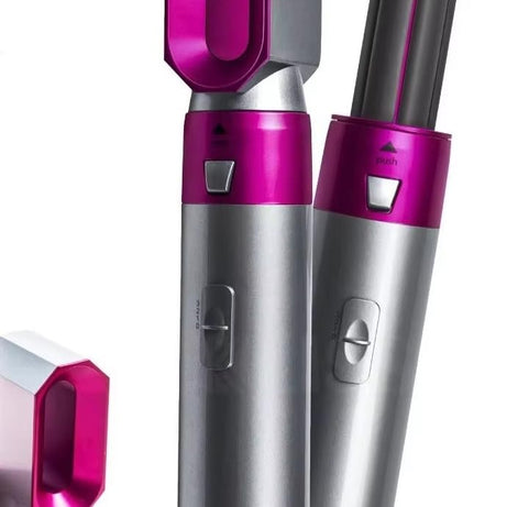 5-in-1 Hair Dryer | Interchangeable Styling Comb Set | Curling Iron, Straightener & Volumizer, Negative Ion Blow Dryer for Smooth, Frizz-Free Hair – For Home & Salon Use