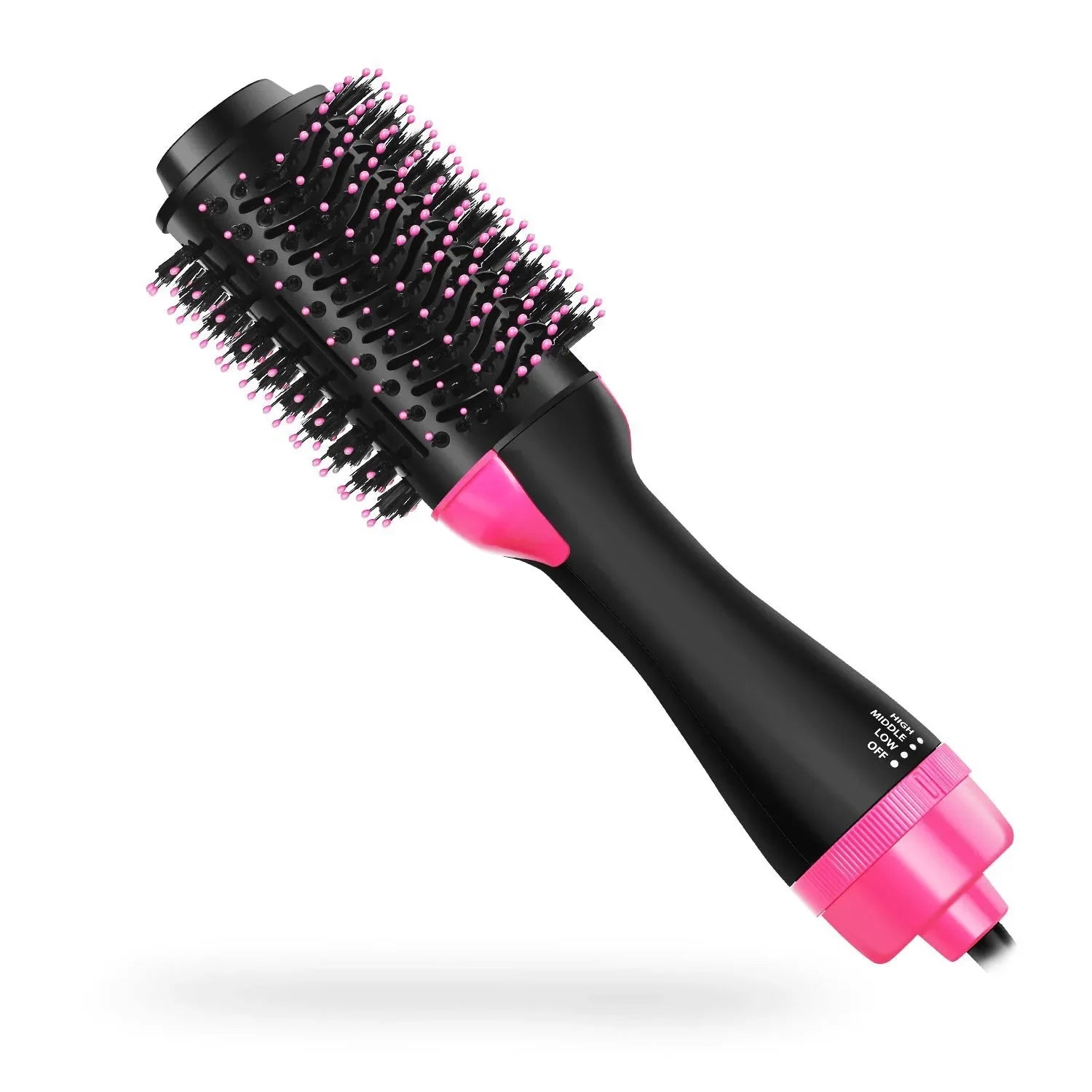 Hot Hair Brush | Straightening Hair, Dryer comb and Volumizer with Comb Straightener Curler | For All Hair Type