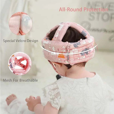 Baby Head Protector - Baby Helmet for Crawling Walking Running - No Bumps and Soft Cushion