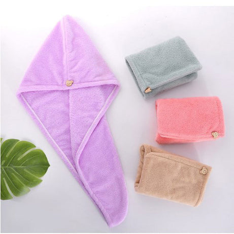 Magic Microfiber Hair Towel | Fast & Stylish Drying Dryer Towel Women Wrap Head | Absorption Water Bath Hat