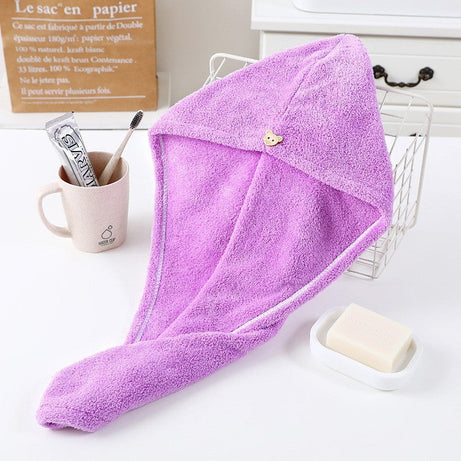 Magic Microfiber Hair Towel | Fast & Stylish Drying Dryer Towel Women Wrap Head | Absorption Water Bath Hat