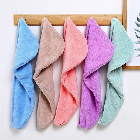 Magic Microfiber Hair Towel | Fast & Stylish Drying Dryer Towel Women Wrap Head | Absorption Water Bath Hat
