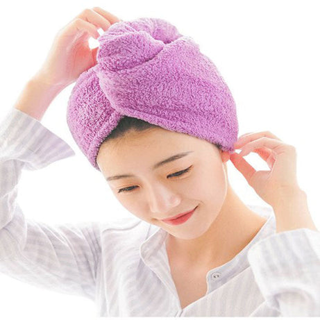 Magic Microfiber Hair Towel | Fast & Stylish Drying Dryer Towel Women Wrap Head | Absorption Water Bath Hat