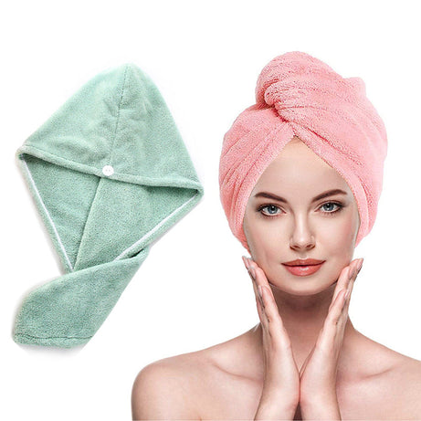 Magic Microfiber Hair Towel | Fast & Stylish Drying Dryer Towel Women Wrap Head | Absorption Water Bath Hat